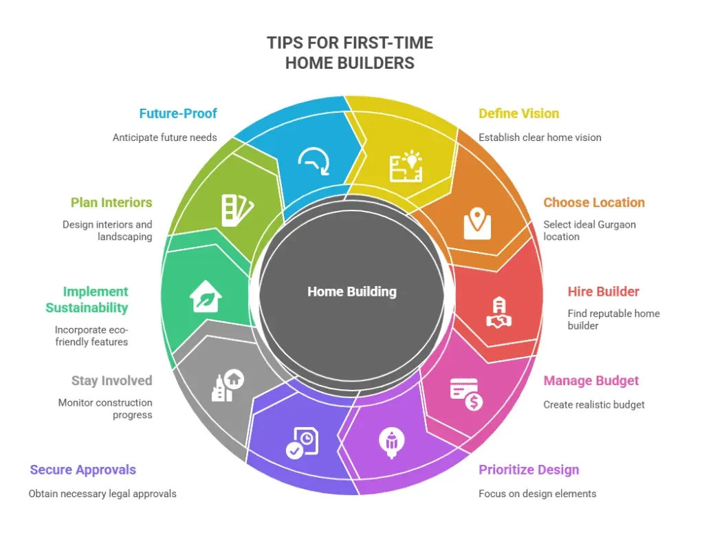 TIPS FOR FIRST-TIME HOME BUILDERS